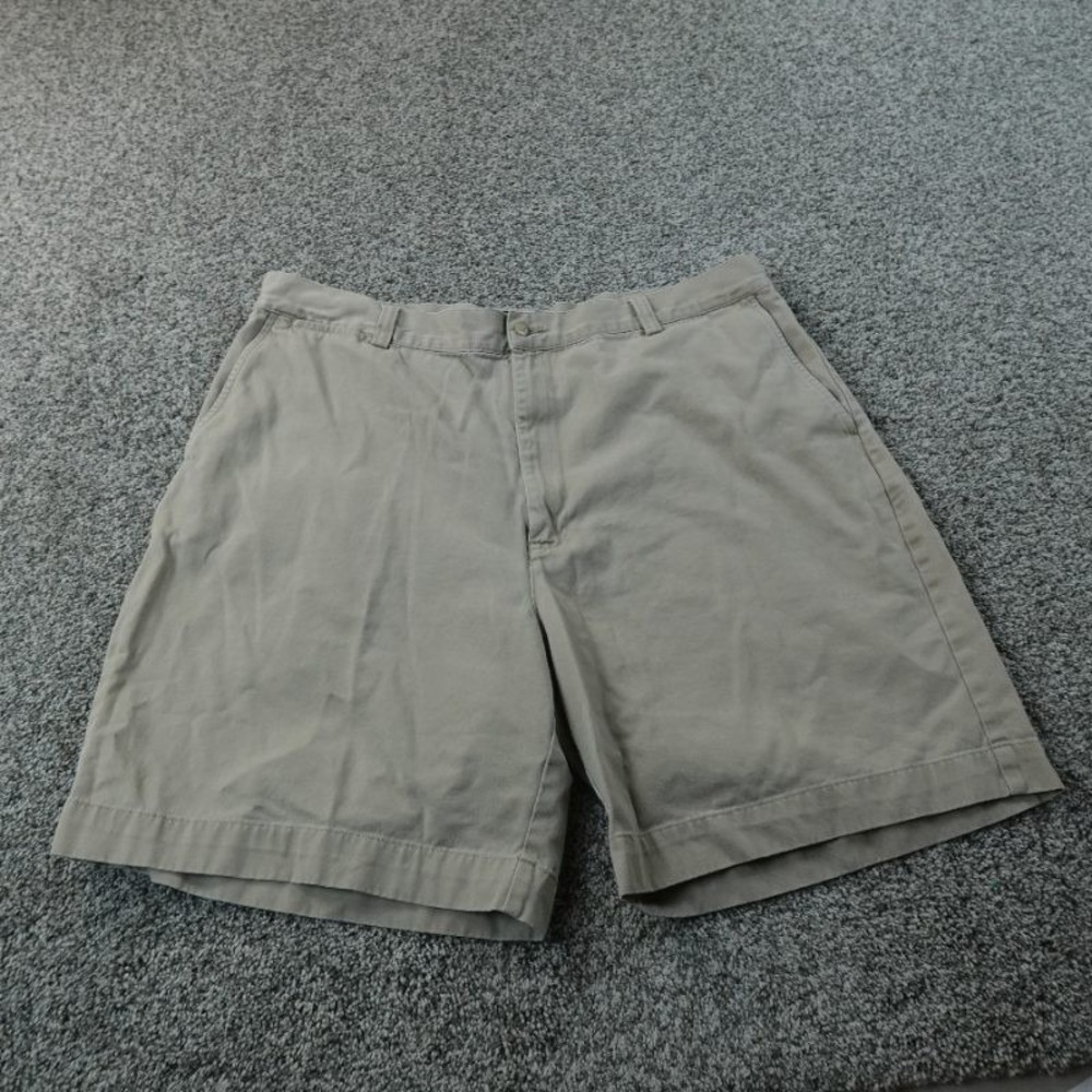 VTG Polo Ralph Lauren Shorts Mens 40 Beige Philip Chino Golf‎ Preppy Flat Front